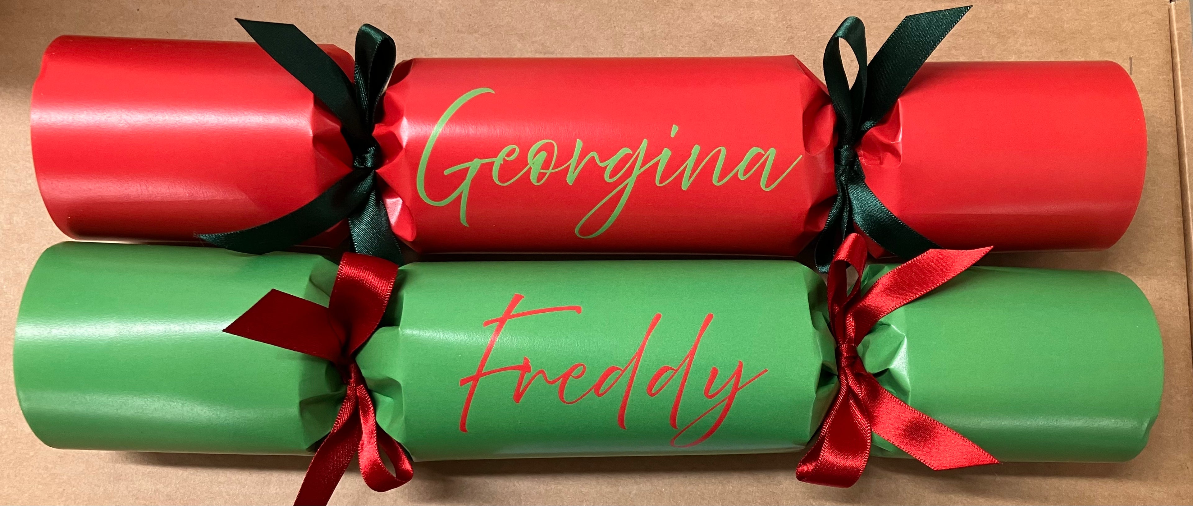 Single Personalised Christmas Cracker