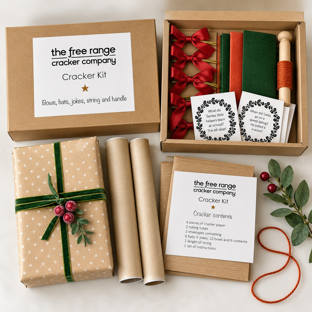 Cracker Craft Kit Christmas classic